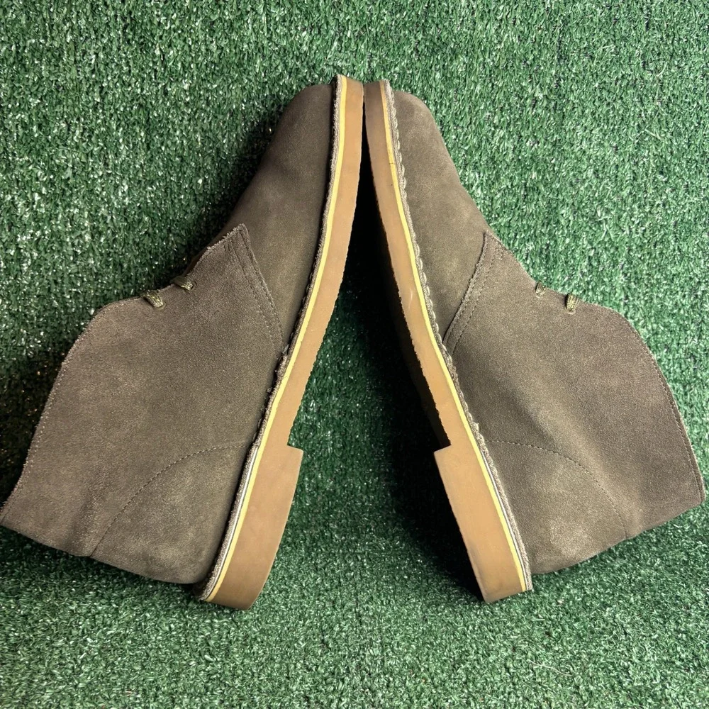 Clarks Desert Boot Suede Lace Up Chukka Classic Minimalist Brown Mens Size 13 M